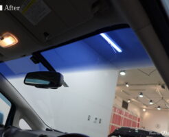 フロントガラス上部グラデーションフィルム 内側 創業年以上 カーフィルム専門店アペックス 宇都宮 鹿沼 小山 下野 佐野 栃木