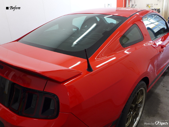 フォードマスタングBOSS302北関東栃木県群馬県茨城県埼玉県福島県輸入車 近くのカーフィルム専門店ウィンドウフィルムピュアゴースト専門店