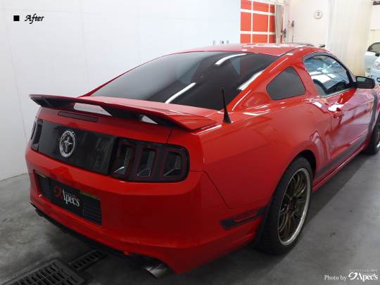 フォードマスタングBOSS302北関東栃木県群馬県茨城県埼玉県福島県輸入車 近くのカーフィルム専門店ウィンドウフィルムピュアゴースト専門店