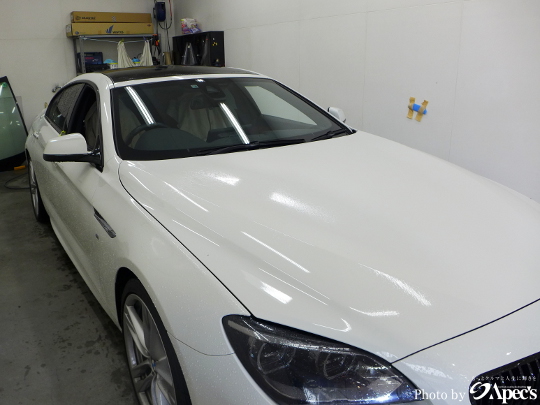 BMW　6シリーズグランクーペ北関東栃木県群馬県茨城県埼玉県福島県輸入車 近くのカーフィルム専門店ウィンドウフィルムピュアゴースト専門店遮熱フィルム