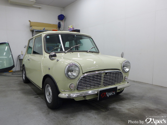 ローバー　MINI　断熱性カーフィルム施工