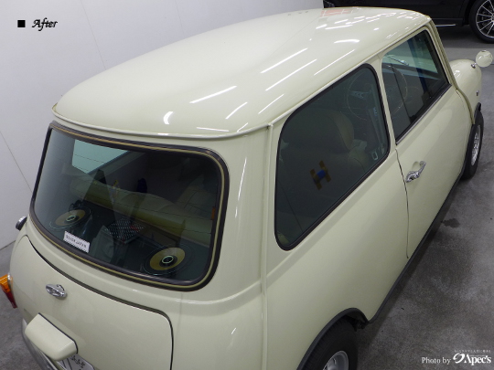 ローバー　MINI　断熱性カーフィルム施工